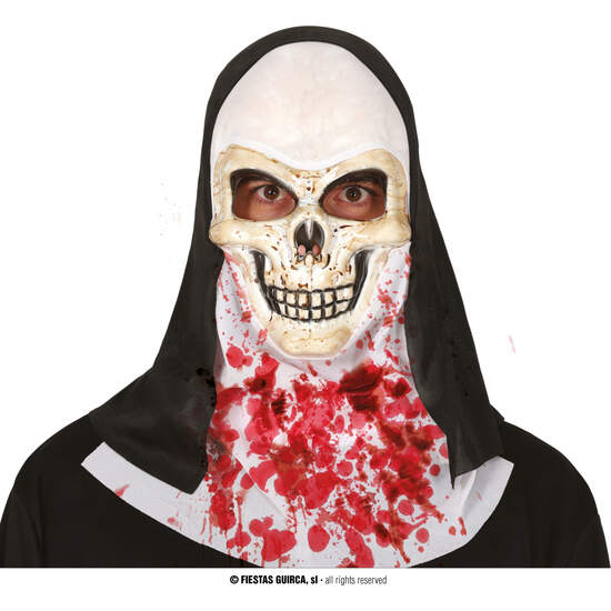 MASCARA MONJA CALAVERA PVC image 0