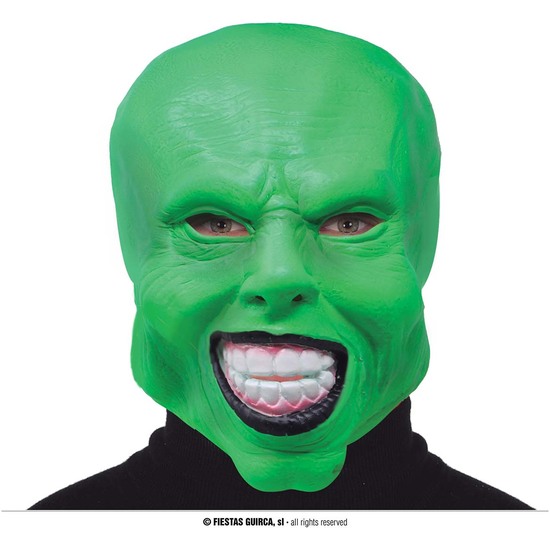 MASCARA VILLANO VERDE, LATEX image 0
