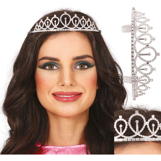 DIADEMA PRINCESA METALICA ORO, ADULTA image 0