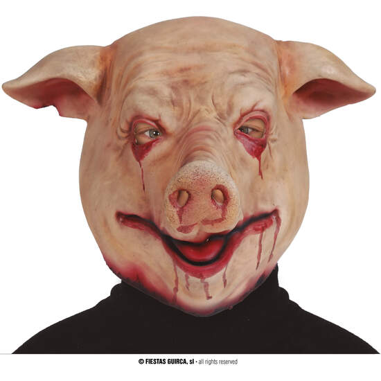 MASCARA CERDO, LATEX image 0