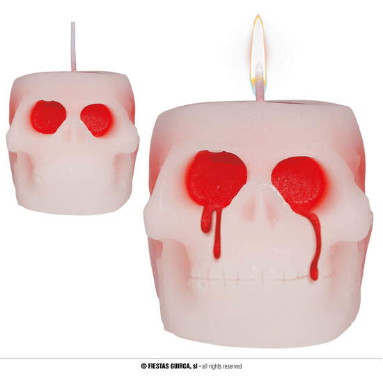 VELA CALAVERA CON SANGRE 6 CMS image 0