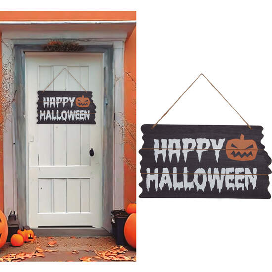 LETRERO "HAPPY HALLOWEEN" 34X19 CMS image 0