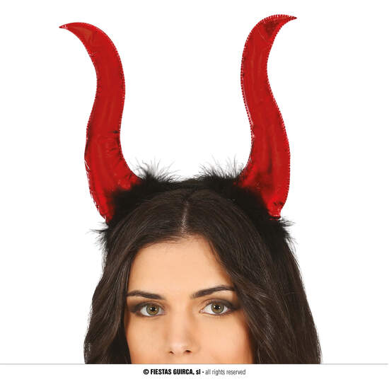 DIADEMA DEMONIO ROJA image 0