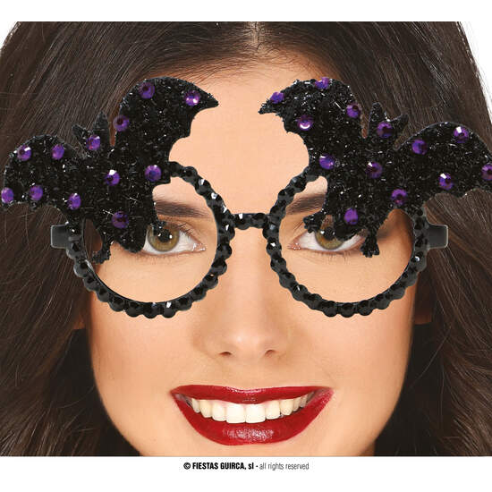 GAFAS GORROS MURCIELAGOS CON BRILLANTES image 0