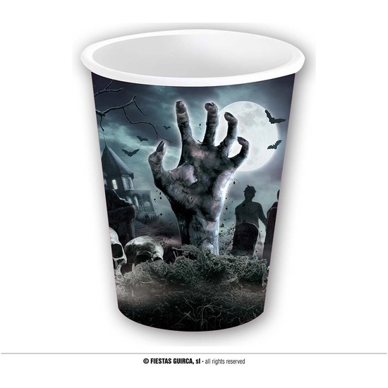 BOLSA 6 VASOS CEMENTERIO 240 ML 9 CMS image 0