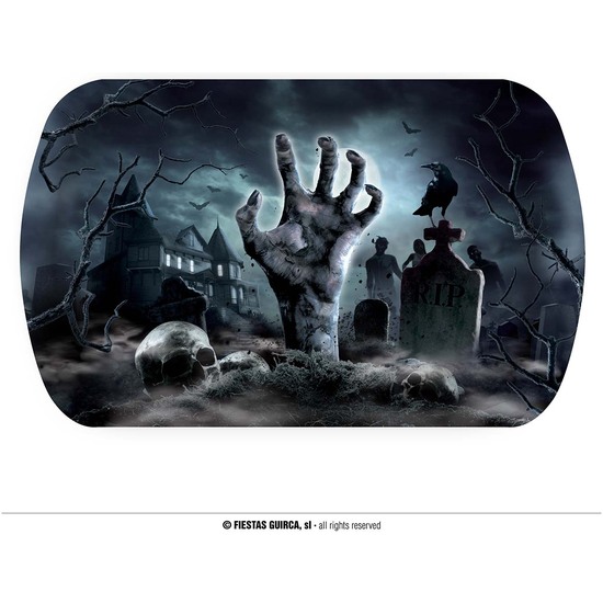 BANDEJA CEMENTERIO, 39X24 CMS, PLASTICO image 0