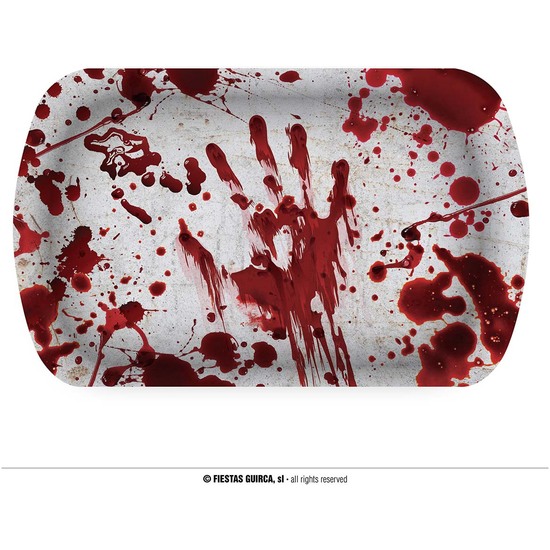 BANDEJA SANGRE, 39X24 CMS, PLASTICO image 0
