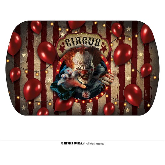 BANDEJA PAYASO, 39X24 CMS, PLASTICO image 0