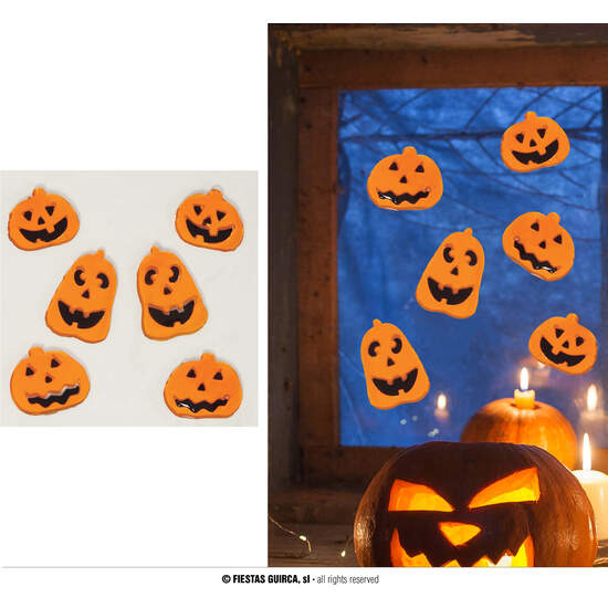 DECORACION GEL CALABAZAS 20X20 CMS image 0