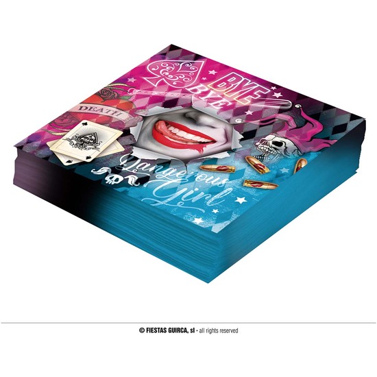 BOLSA 12 SERVILLETAS DANGEROUS 33X33 CMS image 0