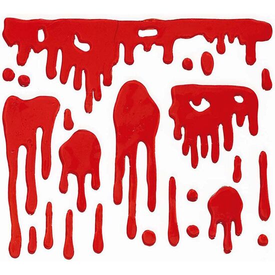 DECORACION GEL SANGRE 20X20 CMS image 0