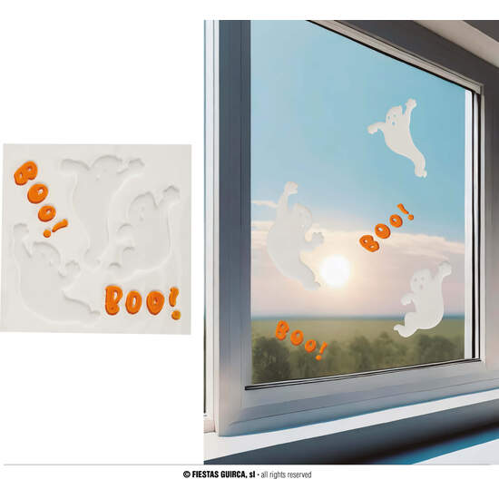 DECORACION GEL FANTASMAS 20X20 CMS image 0