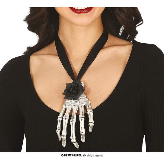 COLLAR MANO ESQUELETO image 0