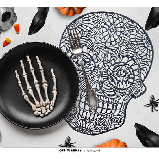 SALVAMANTEL CALAVERA 38 CMS. PVC image 0