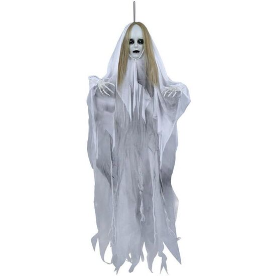 COLG. MUJER FANTASMA 100 CMS.LUZ, SON. Y MOV. image 0