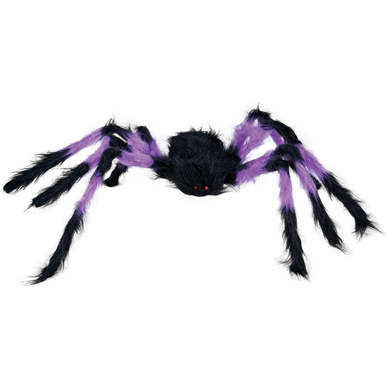 ARAÑA LILA Y NEGRA, 75 CMS. image 0