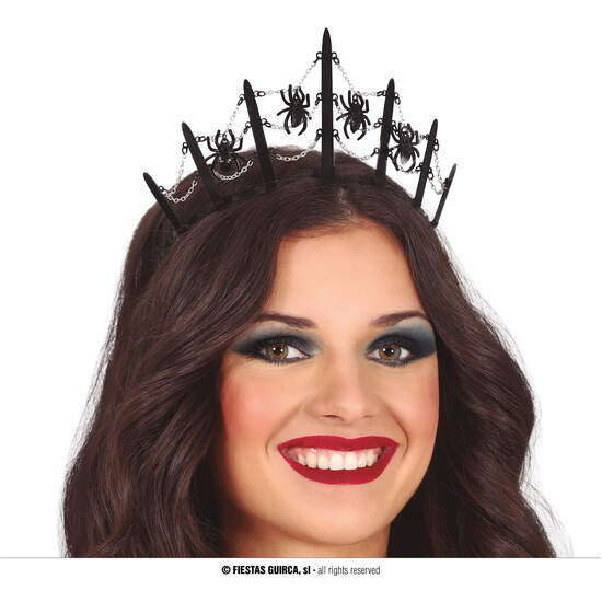 TIARA METALICA ARAÑAS image 0