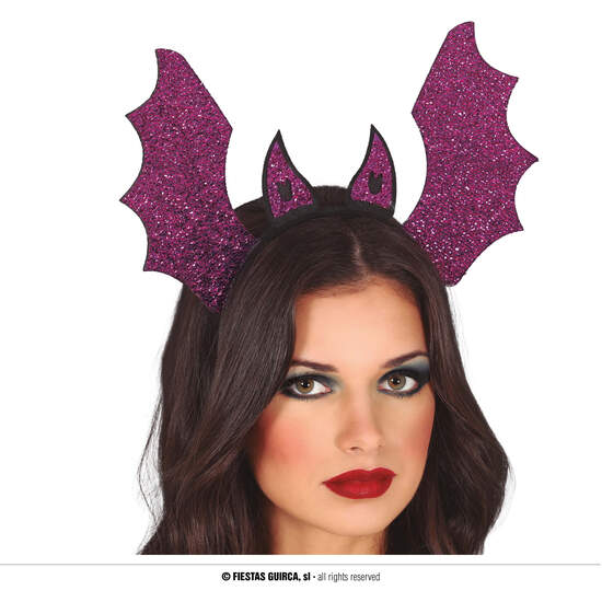 DIADEMA MURCIELAGO LILA image 0