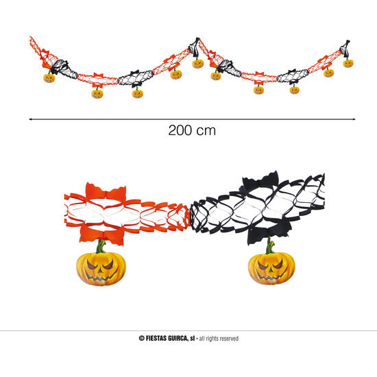 GUIRNALDA CON CALABAZAS, 14.5X200 CMS image 0