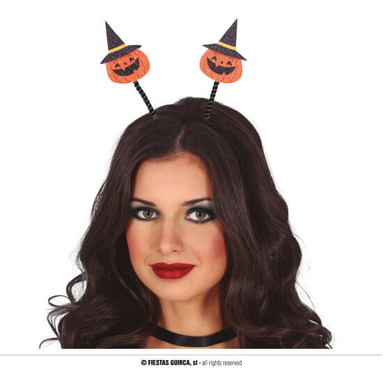 DIADEMA CALABAZAS CON GORRO image 0