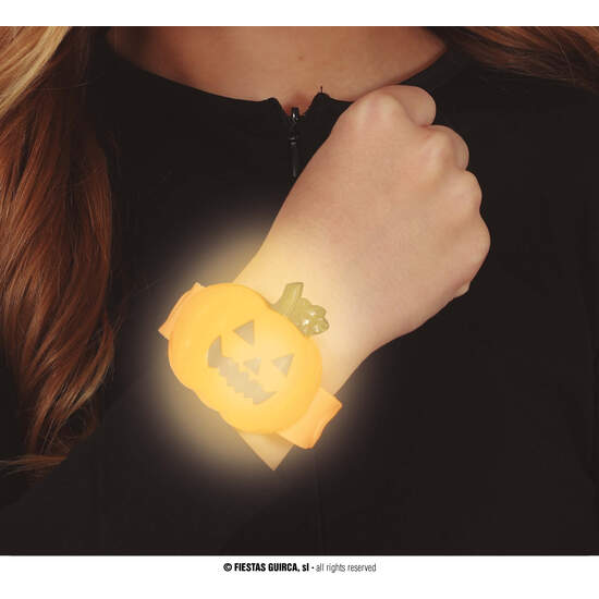 PULSERA CALABAZA CON LUZ image 0