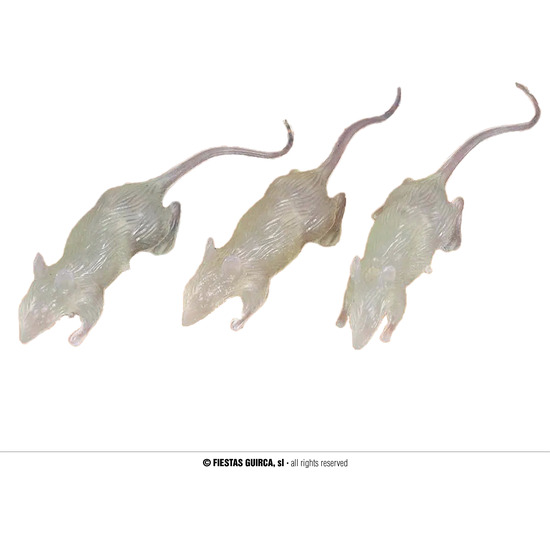 BOLSA 3 RATAS GLOW IN THE DARK, 7 CMS. image 0