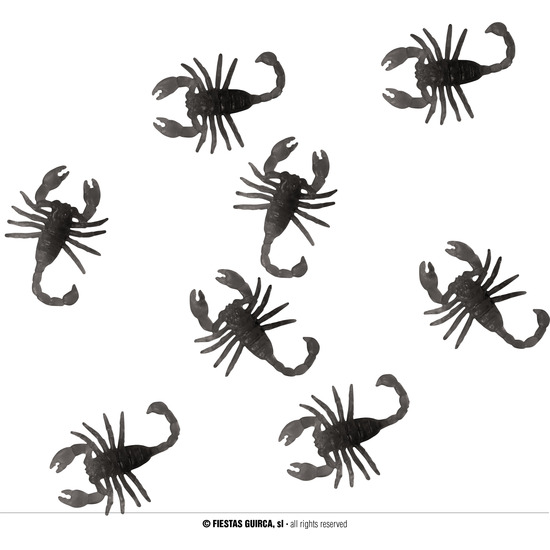BOLSA 8 ESCORPIONES 6 CMS. image 0