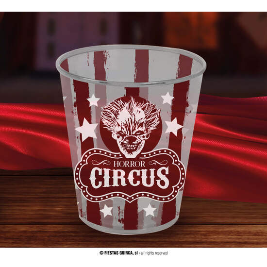 VASO CIRCUS 9X10 CMS., PLASTICO image 0