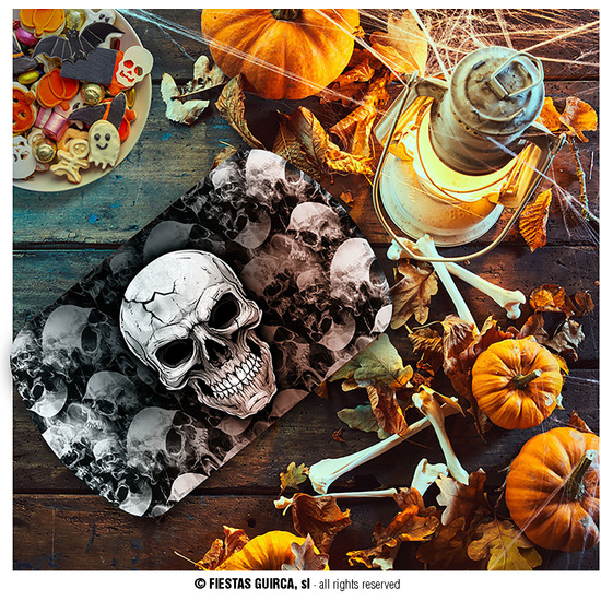 BANDEJA CALAVERAS, 39X24 CMS, PLASTICO image 0