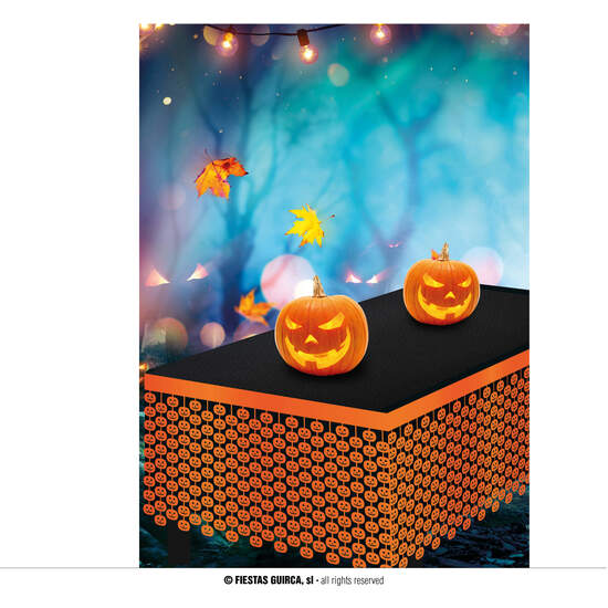 DECOR. MESA, 400X70 CMS. PVC, CALABAZAS image 0