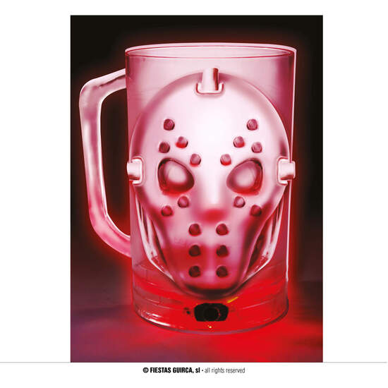 JARRA CON LUZ, 500 ML, 10X14 CMS. ASESINO image 0