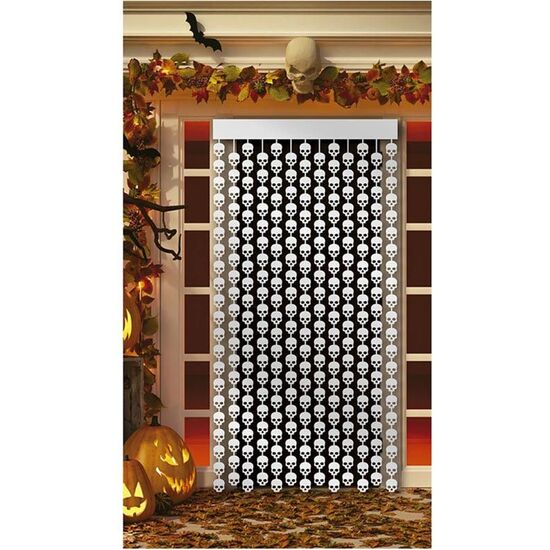 CORTINA 100X200 CMS. PVC, CALAVERAS image 0