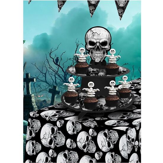 BANDEJA 3 PISOS CALAVERA, 40X30 CMS. image 0