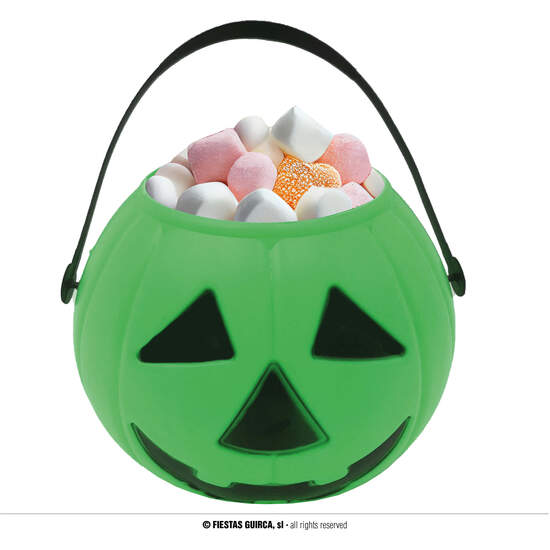 CALABAZA CESTO, VERDE, 15 CMS. image 0