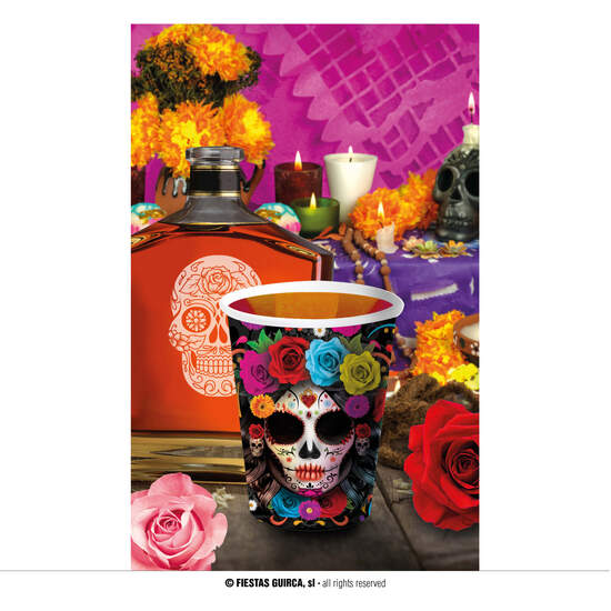 BOLSA 6 VASOS CATRINA 240 ML 9 CMS image 0