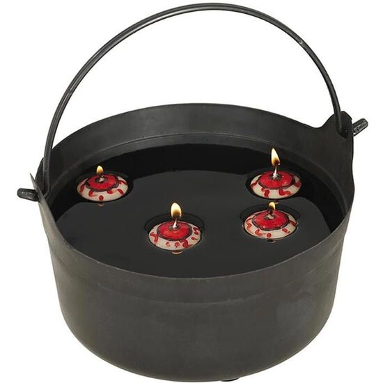BLISTER CON 4 VELAS DE OJOS QUE FLOTAN, 5X5 CMS image 0
