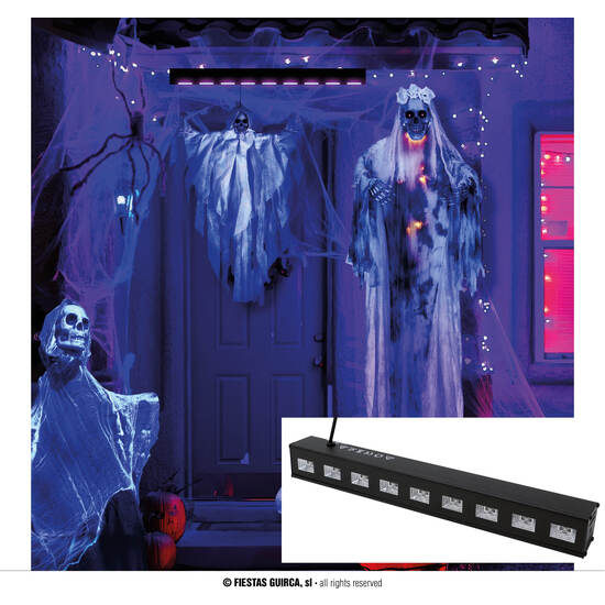 9 LEDS LUZ NEGRA UV, 9X3 W, INTERIOR image 0