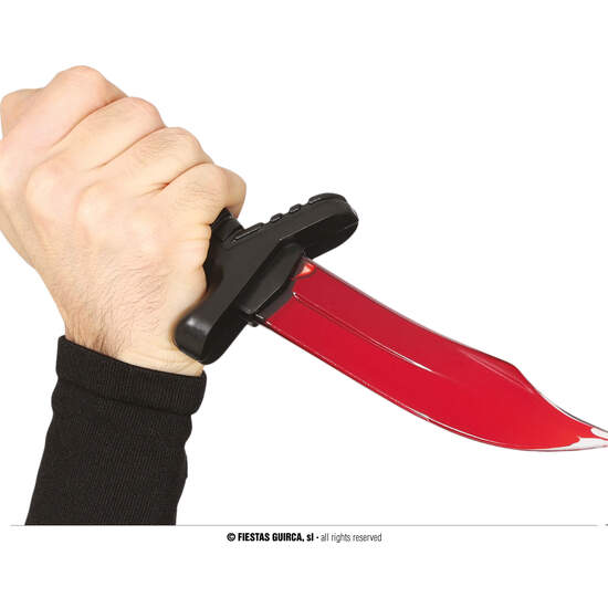 CUCHILLO CON SANGRE 25 CMS image 0