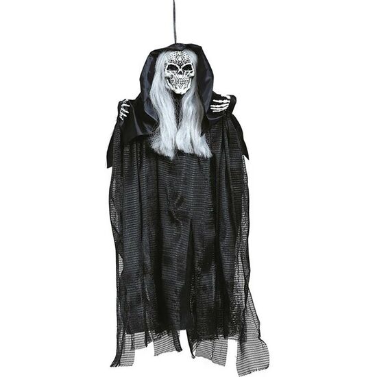 COLGANTE ESQUELETO CON TUNICA Y MELENA, 55 CMS image 0
