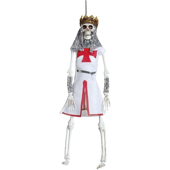 COLGANTE ESQUELETO TEMPLARIO, 45 CMS image 0