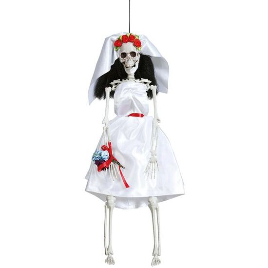 COLGANTE ESQUELETO NOVIA, 40 CMS image 0