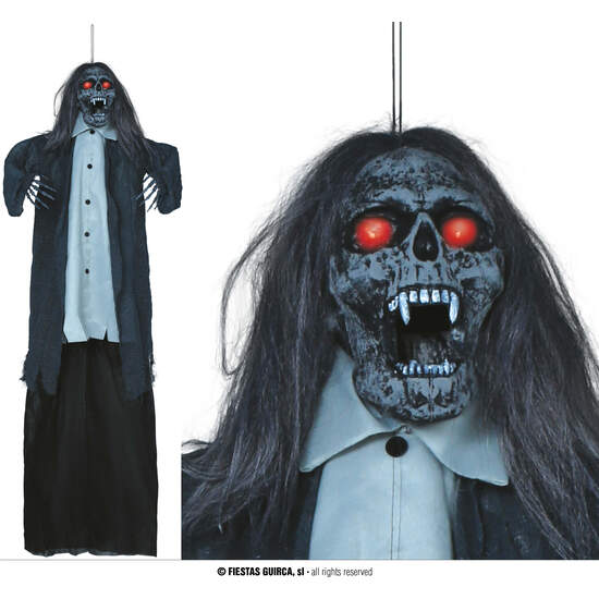 COLG. VAMPIRO ZOMBIE, LUZ, SON.Y MOV., 160 CMS image 0