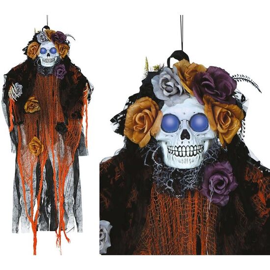 COLG. CATRINA CON LUZ Y SON., 120 CMS image 0