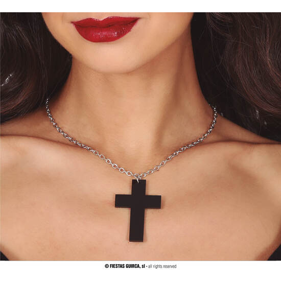 COLLAR CRUZ NEGRA 6 CMS image 0