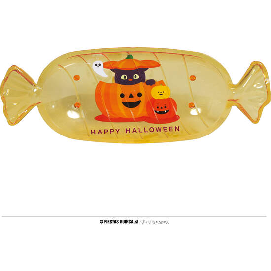 BOL NARANJA CARAMELOS HALLOWEEN, 34X13 CMS image 0