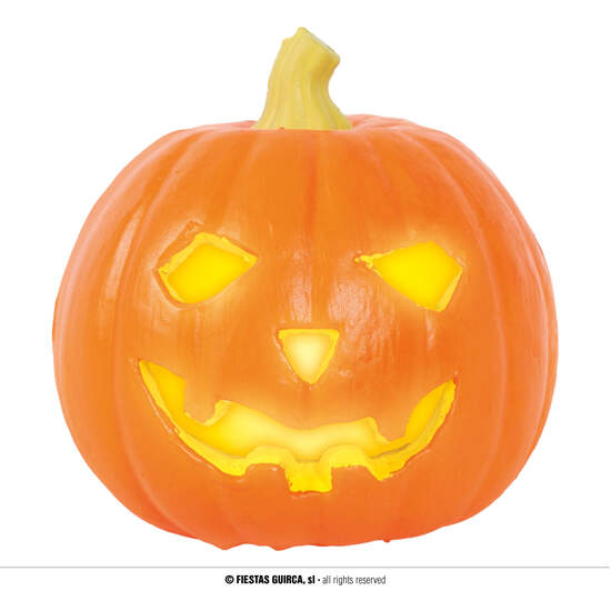 CALABAZA FOAM 16 CMS.CON LUZ image 0