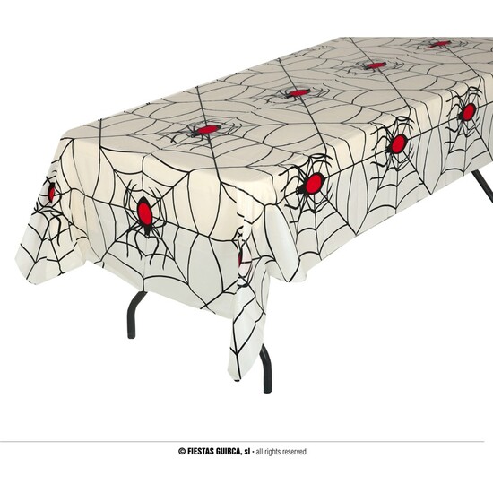 MANTEL TELARAÑAS PLASTICO 137X274 CMS. image 0