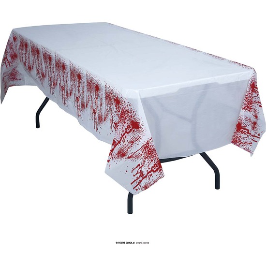 MANTEL SANGRE PLASTICO 137X274 CMS. image 0