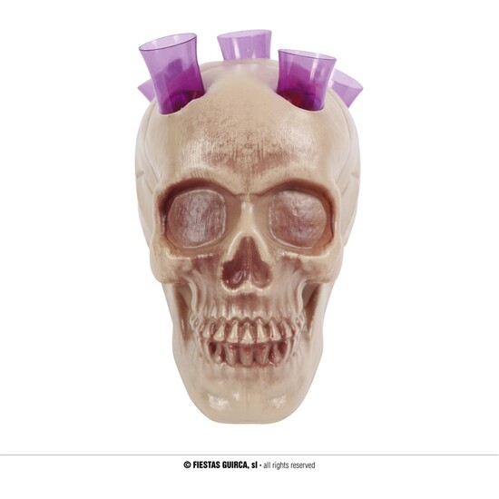 CALAVERA CON CHUPITOS 20 CMS image 0