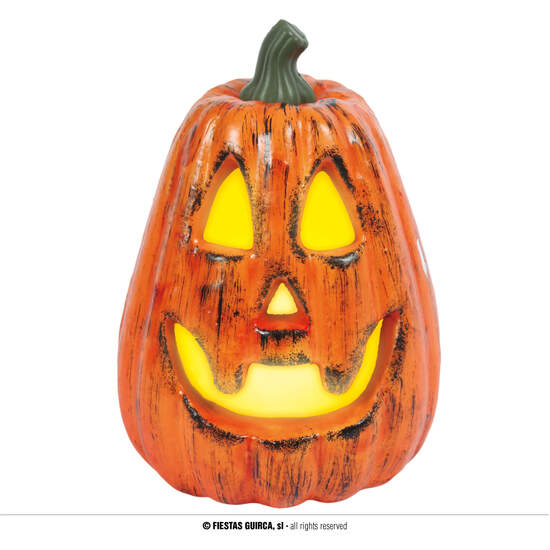 CALABAZA 20 CMS.CON LUZ image 0